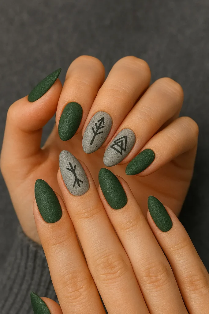 Nature-Inspired Viking Nails