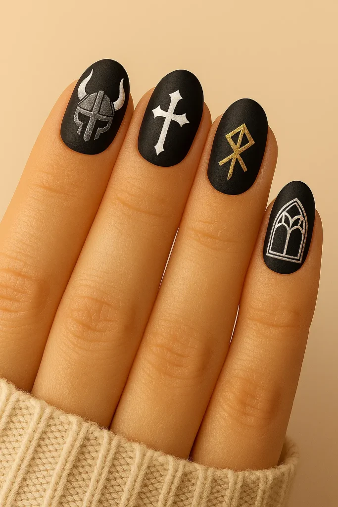Gothic Viking Nails