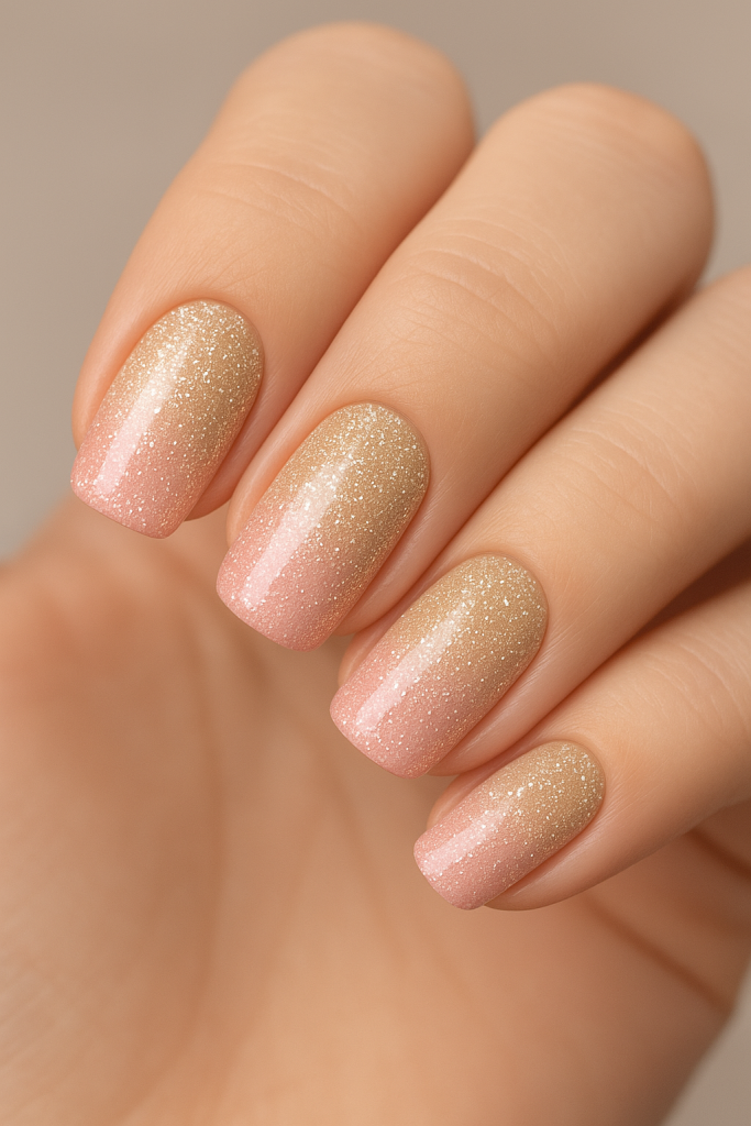 Subtle Glitter Ombre with 3D Touch