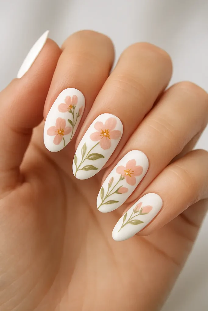 Delicate Floral Art