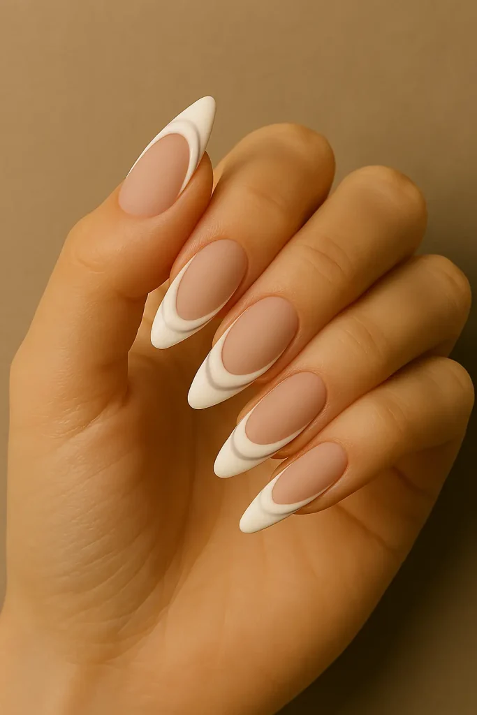French Tips with 3D Twist