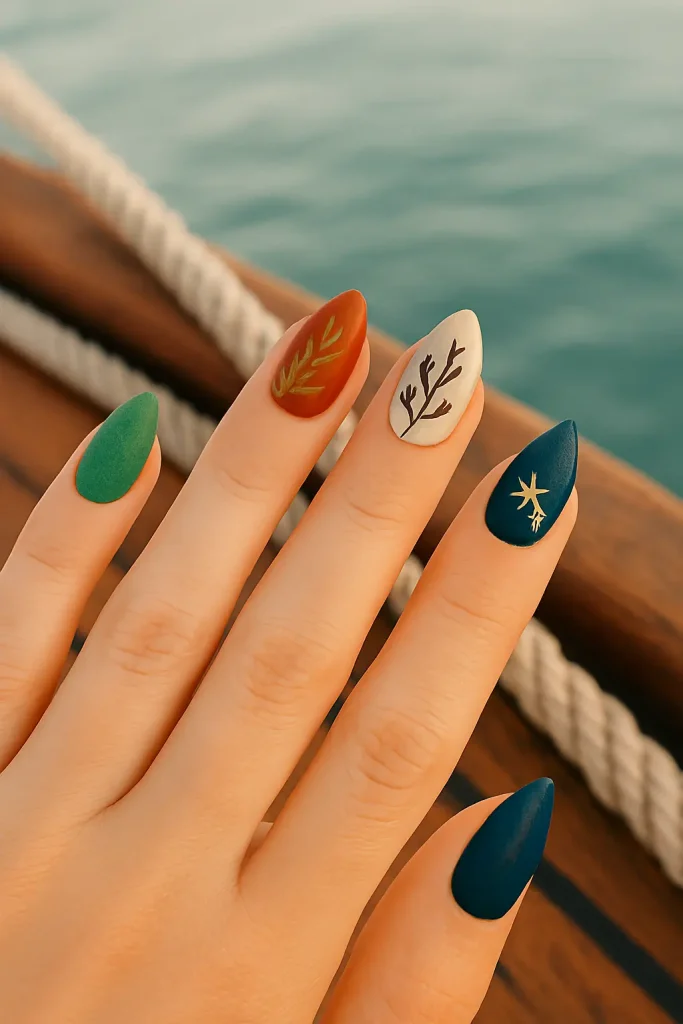 Seasonal Almond Nail Designs