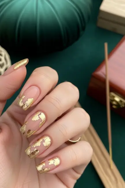 Gold Leaf Accent Tips