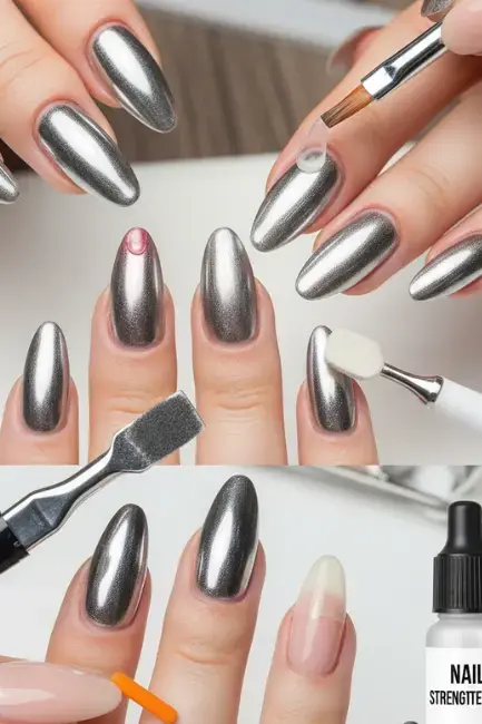 How to Maintain Metallic Nails
