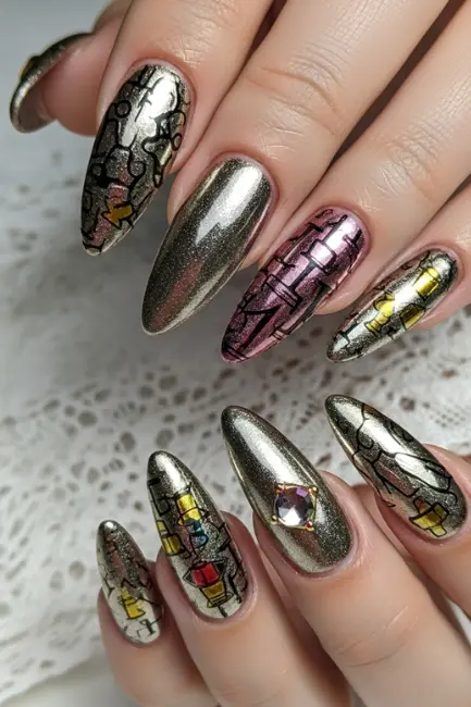 Metallic Nails for Every Occasion