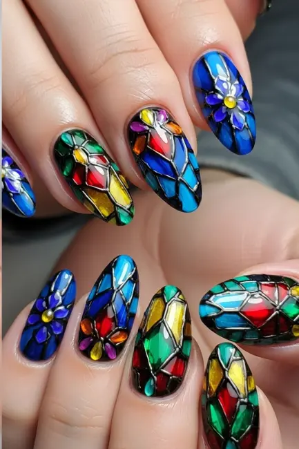 Classic Stained Glass Color Palette