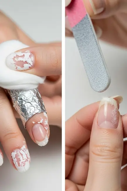 Removal Process: Dip Powder vs Gel