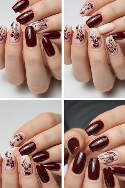 Burgundy Elegance