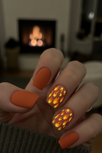 Burnt Orange Glow