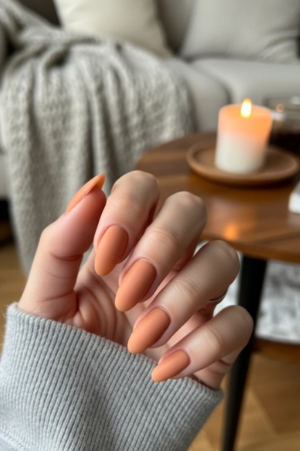 Nude Almond Nails for Everyday Chic