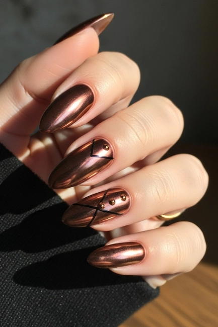 Bronze Metallic Chic
