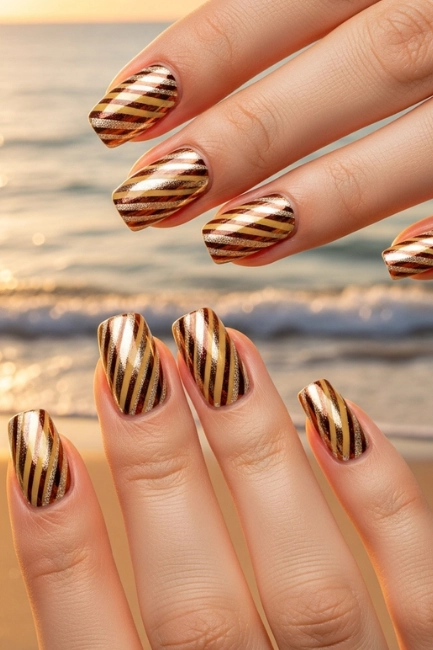 Summer Glow Metallic Tan Lines