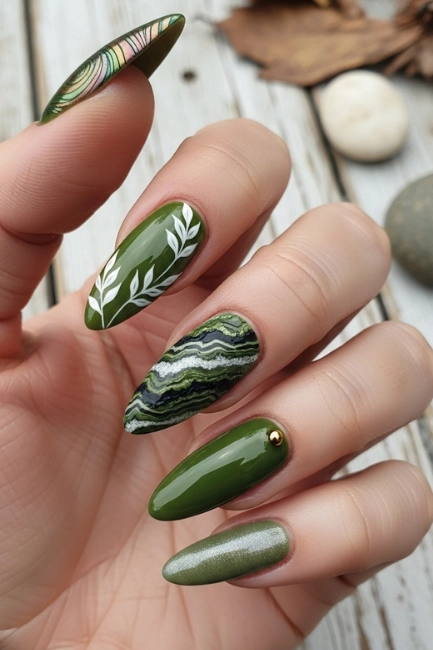 Olive Green for an Earthy Edge