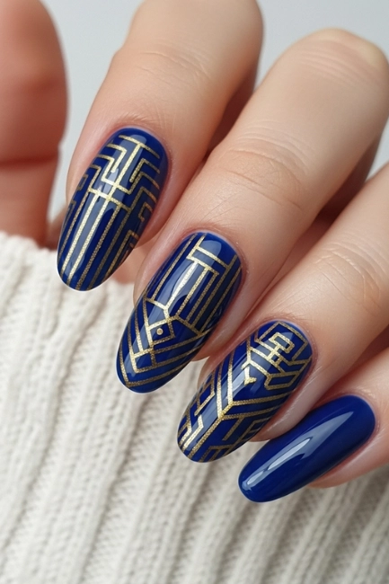 Dark Blue Elegance