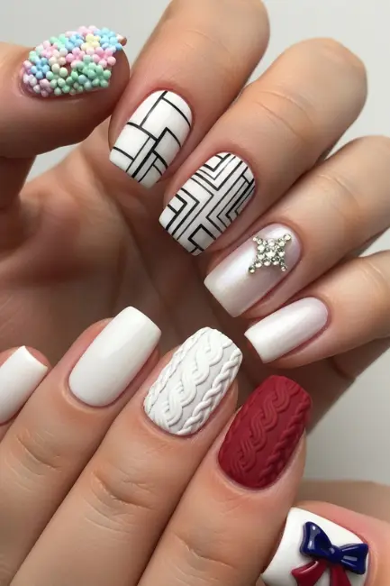 easy 3d nail designs