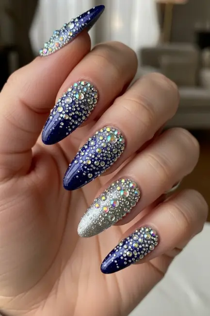 Ombre Effect with Crystals