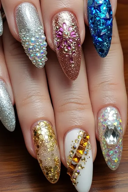 Mixing Crystals with Glitter Polish