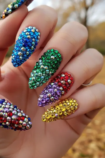 Using Colored Swarovski Crystals