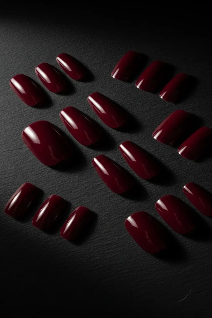 Deep Burgundy Elegance