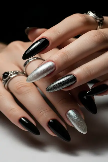 baddie almond nail