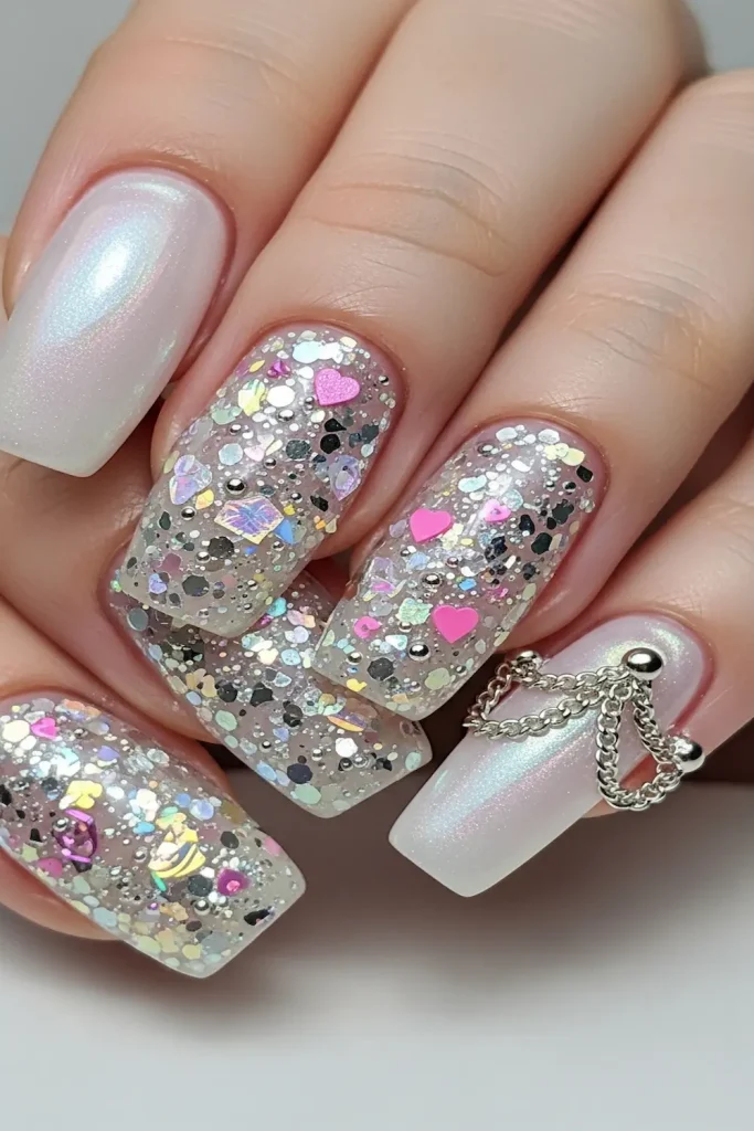 Glitter Glam Coffin 3D Designs