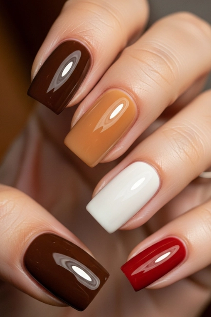 Glossy Chocolate Tones