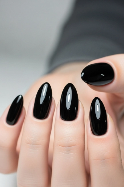 High-Gloss Jet Black