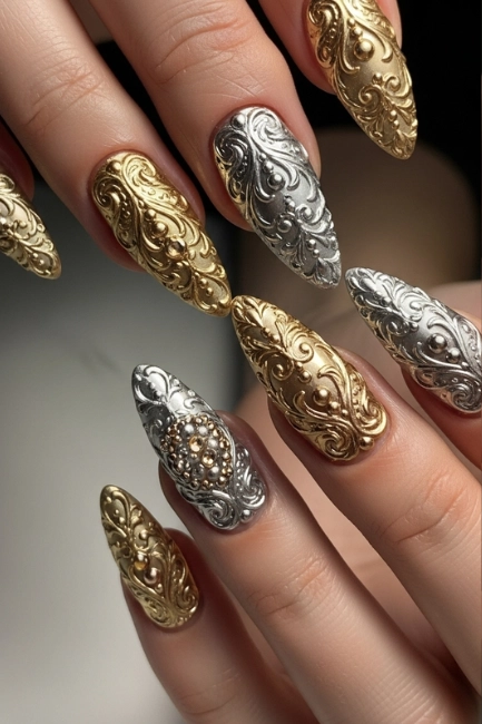 Metallic Sculpted Accents