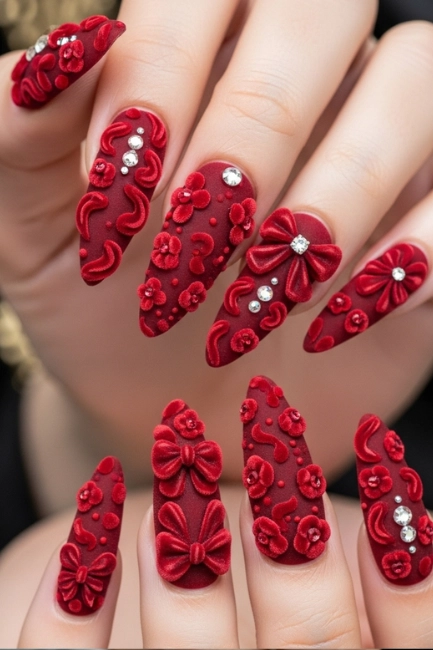Velvet Texture 3D Art