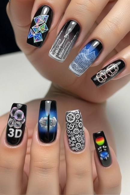 3D Embellishments for a Playful Look