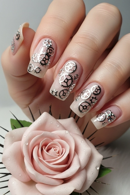 Mixed Valentine’s Story Nails