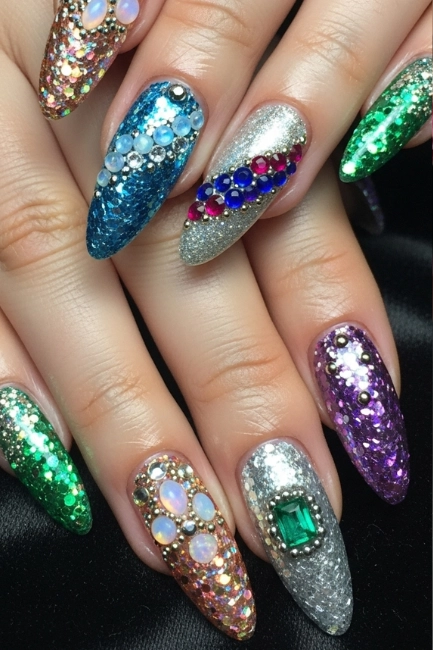Glitter and Gemstone Fusion