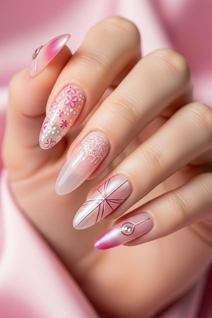 Sheer Pink Elegance