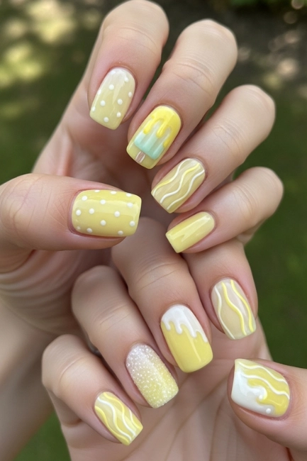 Lemon Pastel Pops