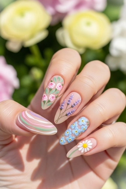 Floral Pastel Accents