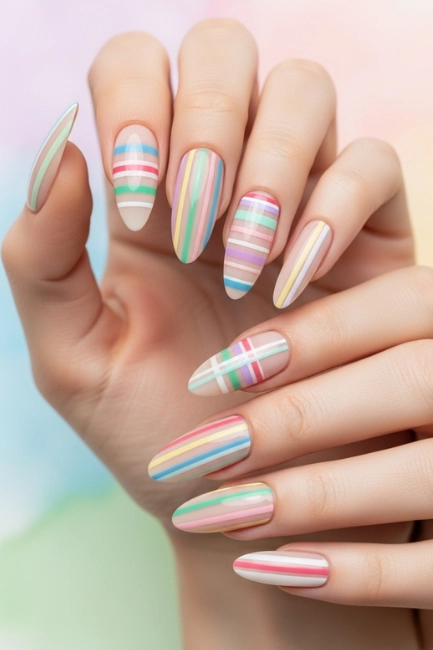 Minimal Pastel Stripes