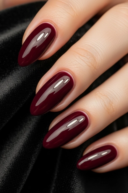 Deep Burgundy Elegance