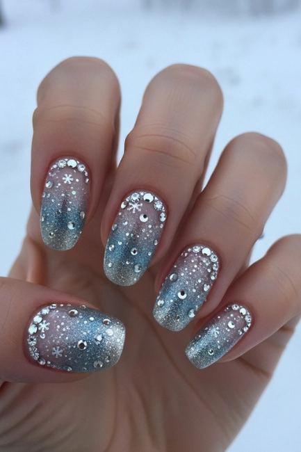 Frosted Winter Glam Look