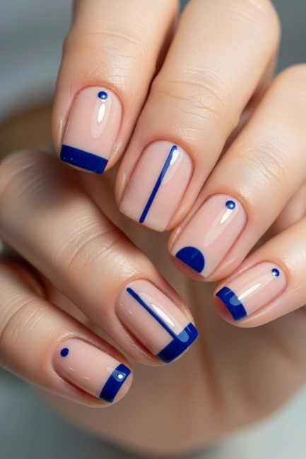 Minimalist Blue Accents