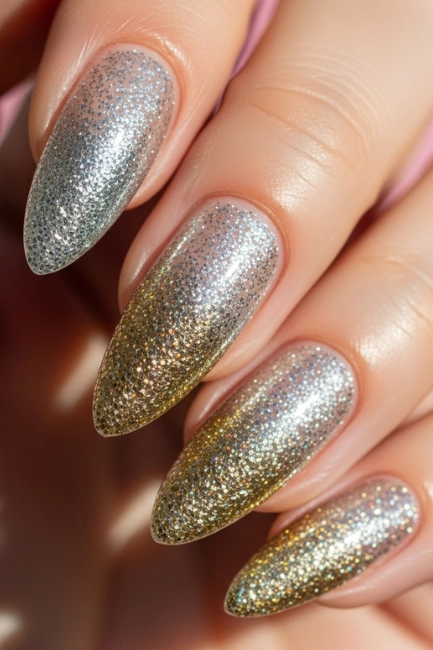 Glitter Ombre Nails