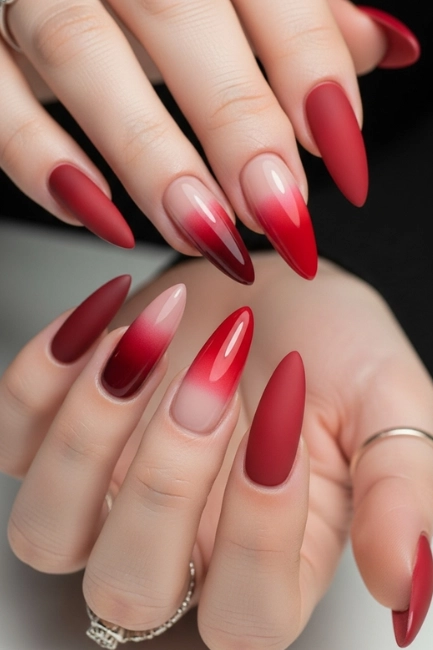 Sculpted Lipstick Nails