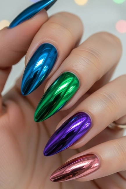 Chrome Glaze Nails