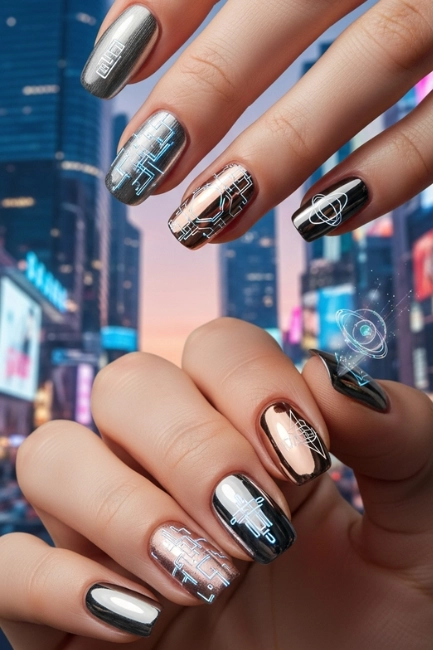 The Rise of Futuristic Metallics