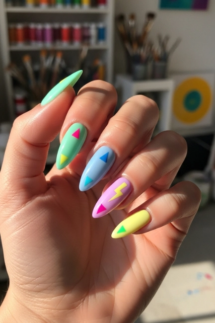 Pastel Pops of Color