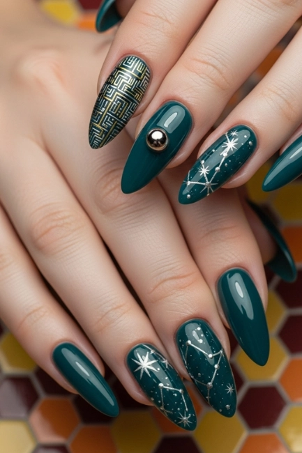 Statement Accent Nails