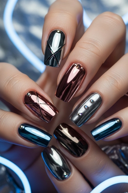 The Rise of Futuristic Metallics