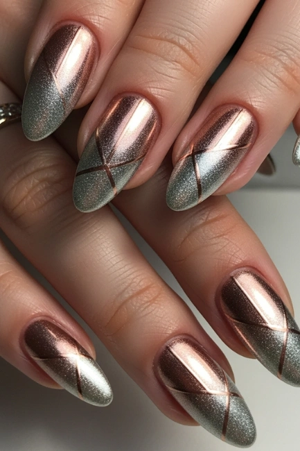 Rose Gold and Metallic Blend