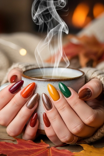 best autumn nail colors