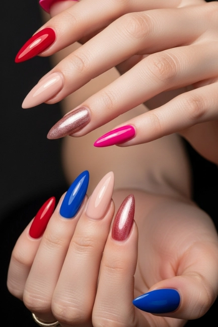 Best Nail Colors for Lipstick Nails
