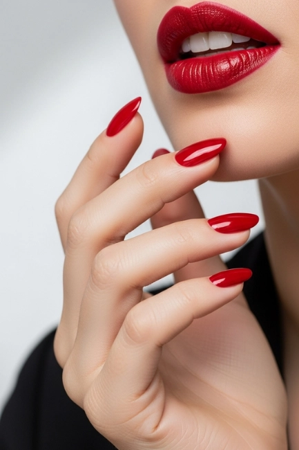 Matching Lips and Nails: The Ultimate Power Move